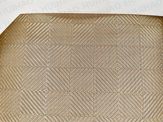 Le tissu tissé flexible de cuivre en métal feuilleté le verre 0.5mm
