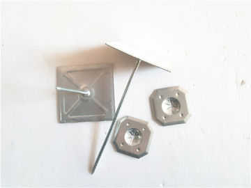 Goupilles auto-adhésives en acier galvanisées de fixation d'isolation pour des matériaux d'isolation