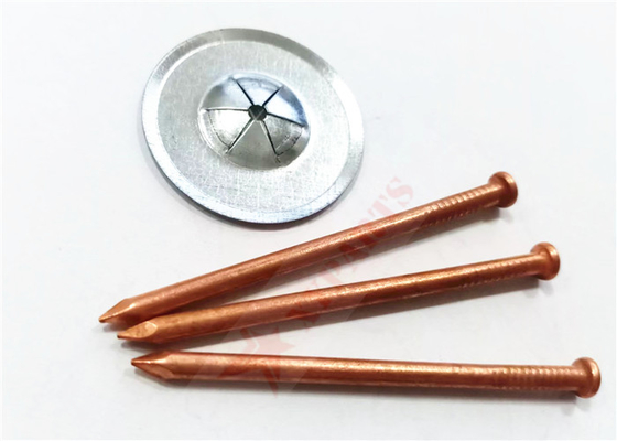 la soudure de décharge de condensateur de 5mm goupille le revêtement acier-cuivre à faible teneur en carbone