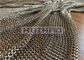 0.8x7mm chaîne en acier inoxydable mail mesh rideaux soudés type pour les diviseurs de pièce