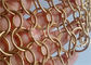 Couleur Chainmail Mesh Fabric d'or 1.5x15mm pour la séparation de pièce