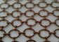 Rideau en acier inoxydable Ring Mesh Drapery For Room Partitions d'armure de cotte de maille de décoration de contextes