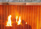 Rideaux résistants en grillage en métal d'acier inoxydable pour des systèmes d'écran de cheminée