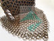 décoration de draperie de Ring Mesh Is For Partition Curtain en métal d'en cuivre d'antiquité de fil d'armure de 2mm 20mm Chainmail