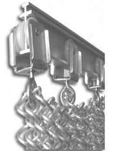 Rideau en aluminium en bobine en métal pour la décoration intérieure de restaurant avec des accessoires
