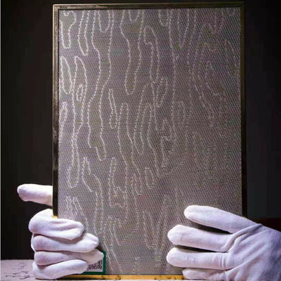 Verre feuilleté de sécurité décoratif pour espaces luxueux
