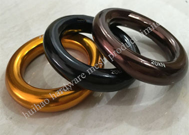 Rings ronds en alliage d'aluminium de 45 mm de diamètre pour les accessoires de ceinture de sécurité