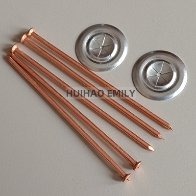 3x65 mm fixation isolante CD soudage épingles avec revêtement de cuivre