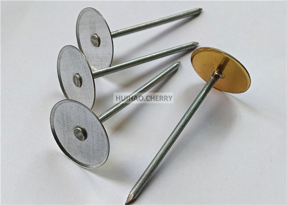 4 "Pins de soudage à tête de tasse acier galvanisé utilisé pour les entreprises d'isolation des conduits HVAC