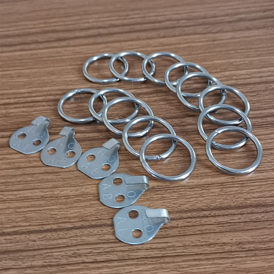 Couvertures isolantes de fixation à anneau rond en acier inoxydable de 40 mm