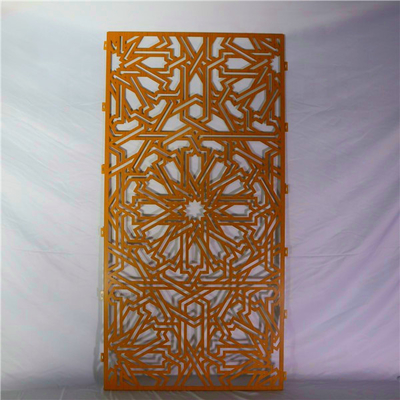 Panneau en treillis d'aluminium découpé au laser 1220x3050mm pour clôture extérieure
