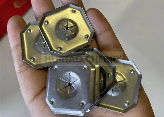 Rondelle autobloquante résistante à la corrosion 1-1/4" en acier inoxydable 316, rondelle carrée pour isolant Rockwool