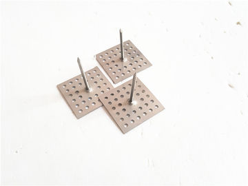 Goupilles d'ancre d'isolation en métal de travail d'insonorisation avec le type carré base perforée