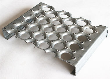 Grille de contrefiche de poignée de plancher d'industrie, type perforé grille d'O de sécurité en métal