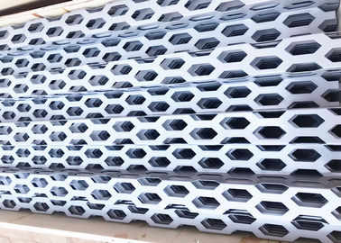 Panneaux en aluminium perforés ignifuges de façade d'Audi avec des trous de 26*61mm