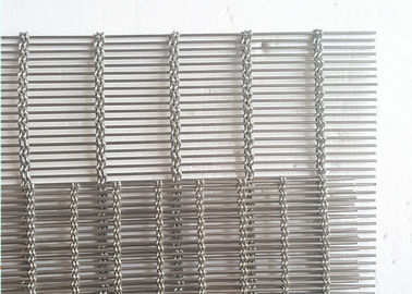 Grillage architectural de l'acier inoxydable 316 pour le mur aveugle de draperie en métal
