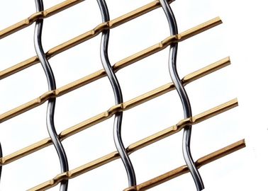 Maille métallique décorative sertie pour cloison de salle d'attente
