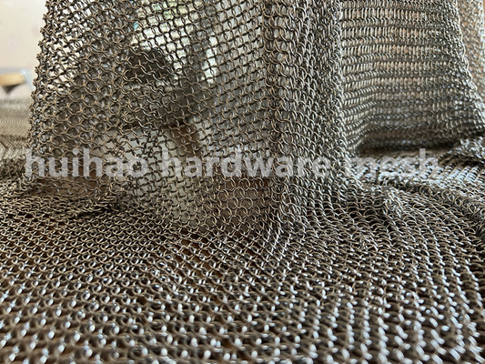 acier inoxydable Mesh Curtain Chain Mail Small Ring For Wall de 7mm OD