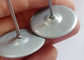 Pins de couette en acier galvanisé métallique de 2 mm utilisés pour la fabrication de couvertures isolantes