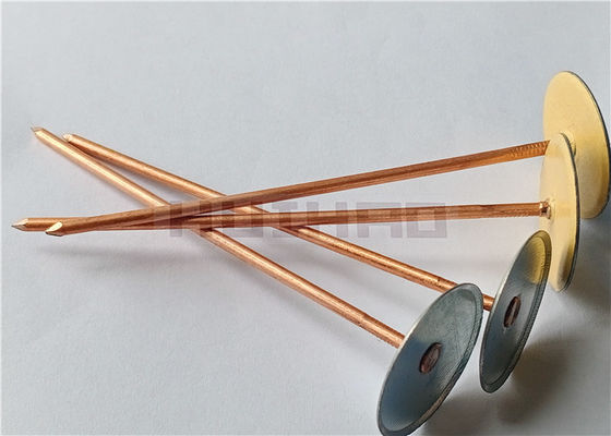 4 "Pins de soudage à tête de tasse acier galvanisé utilisé pour les entreprises d'isolation des conduits HVAC
