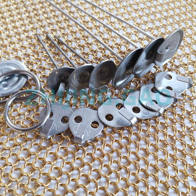 Crochet en acier inoxydable de 22 mm pour lacets de couvertures isolantes réutilisables