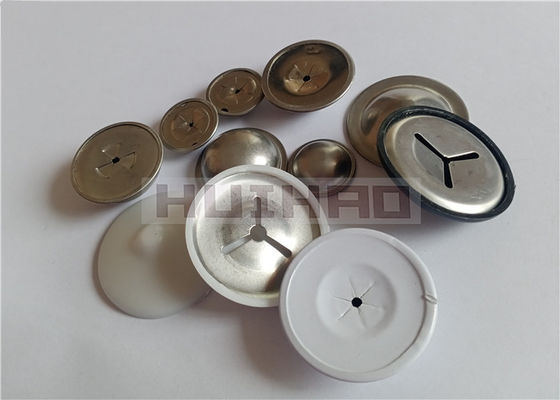 Coupole en aluminium calibre 12 de 1-1/2" avec insert de rondelle autobloquante en acier inoxydable