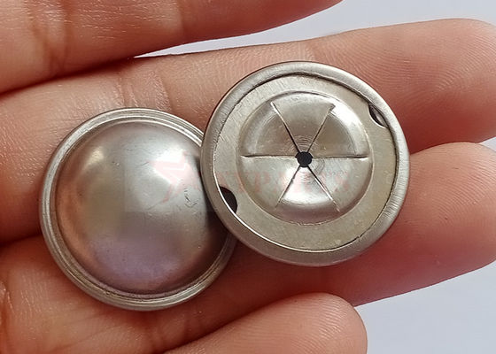 Rondelles bombées en acier inoxydable de 7/8" pour goupilles d'isolation de calibre 14