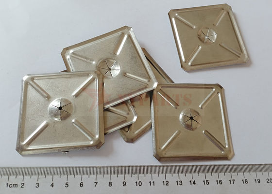 Rondelles autobloquantes pour isolation de 2-1/2" en acier inoxydable, clips pour isolation en mousse