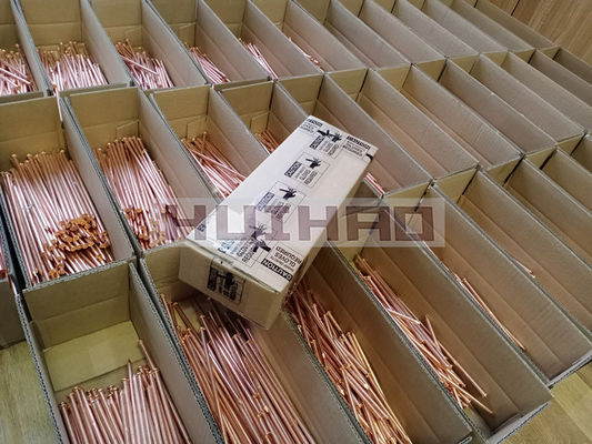 Goupilles de soudure CD 5x160mm en acier cuivré utilisées pour fixer les matériaux isolants sur une surface en acier