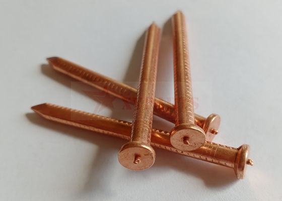 Goupilles de soudure CD 5x160mm en acier cuivré utilisées pour fixer les matériaux isolants sur une surface en acier