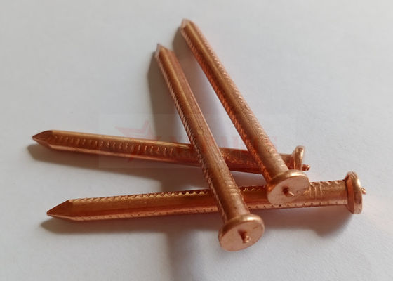4x245mm Goujons d'isolation de soudage de goujons CD avec revêtement en cuivre en acier doux pour le soudage de cloisons de navires