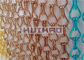 1.6mm Rideaux de chaîne en aluminium anodisé Couleur cuivre Pour la décoration murale architecturale