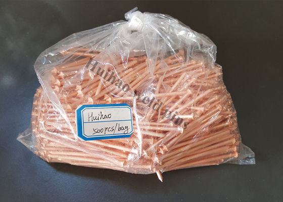 Condensateur à pointe conique Décharge CD Pins de soudage à tiges en cuivre plaqué acier doux