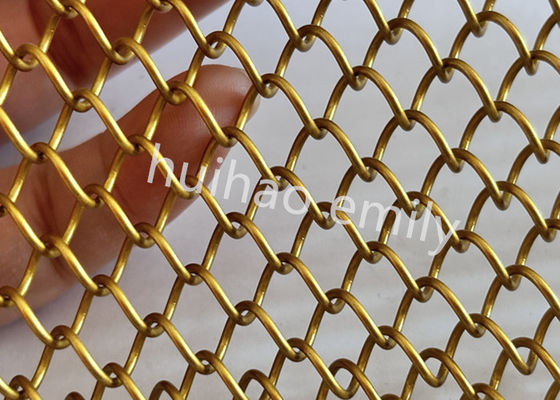 Maille en aluminium architecturale de draperie de bobine en métal pour des centres commerciaux