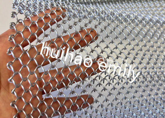 8x8mm d'ouverture en aluminium métallique en filet de bobine comme rideau de séparation de l'espace