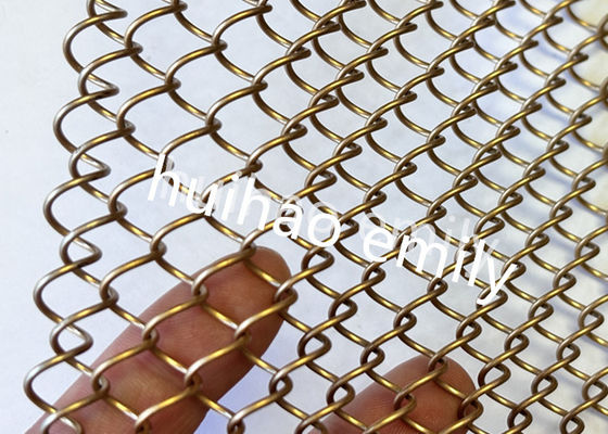 8x8mm d'ouverture en aluminium métallique en filet de bobine comme rideau de séparation de l'espace