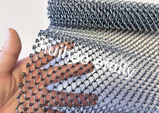 8x8mm d'ouverture en aluminium métallique en filet de bobine comme rideau de séparation de l'espace