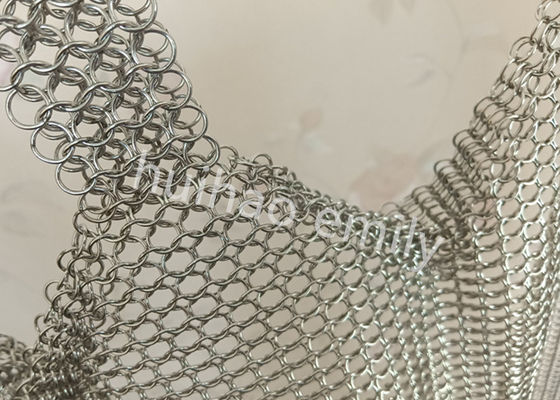0.8x7mm a soudé le type rideau en maille d'anneau pour la décoration intérieure