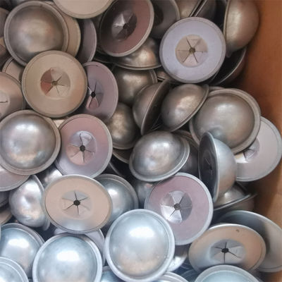 Acier galvanisé de 28 mm Les lave-couverts à couvercle pour fixer les ongles de 3 mm