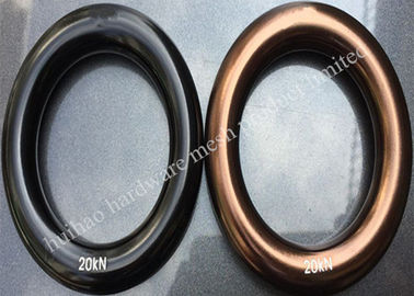 Rings ronds en alliage d'aluminium de 45 mm de diamètre pour les accessoires de ceinture de sécurité