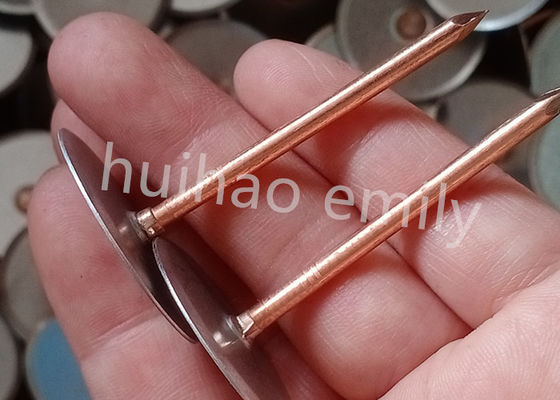 38 mm de cuivre recouvert de tête en coupe épingle de soudage pour les conduites d'isolation