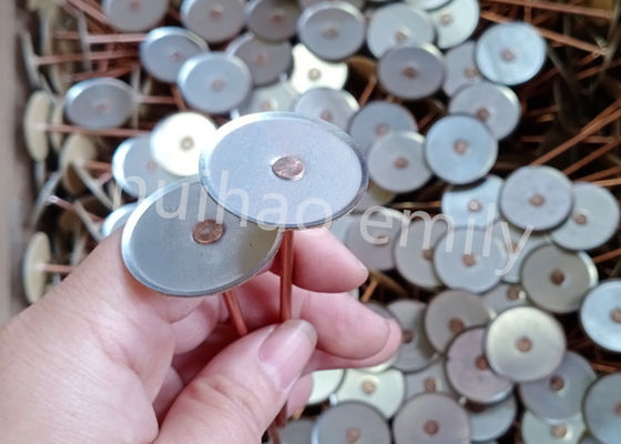 38 mm de cuivre recouvert de tête en coupe épingle de soudage pour les conduites d'isolation