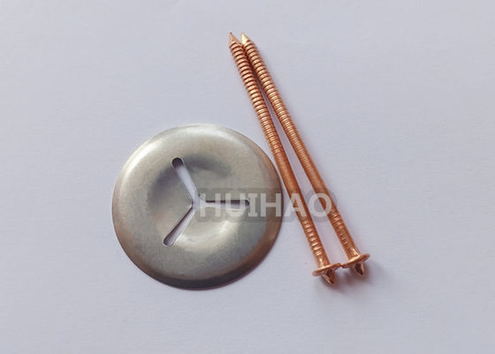 3x65 mm fixation isolante CD soudage épingles avec revêtement de cuivre