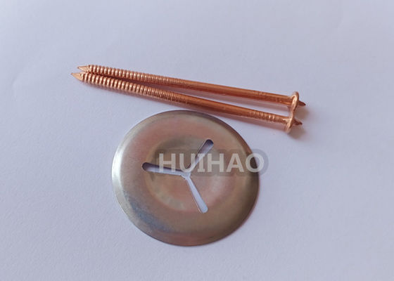3x65 mm fixation isolante CD soudage épingles avec revêtement de cuivre