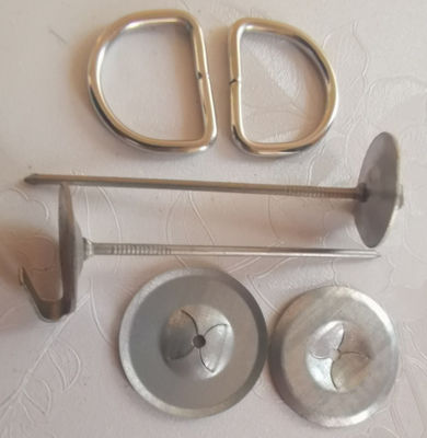 SS ancrages de laçage Crochets et laveuses pour couvercles isolants thermiques