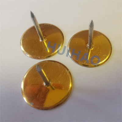 12ga X 1 1/2 &quot; épingles de soudage à tête de tasse avec tête isolée de 30 mm