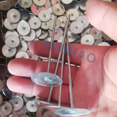 Pins soudés à base ronde de 30 mm pour l'isolation des conduits CVC