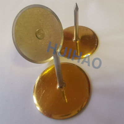 12ga X 1 1/2 &quot; épingles de soudage à tête de tasse avec tête isolée de 30 mm