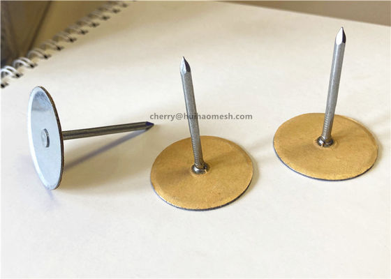 " 1 " Tête de tasse épingles de soudage isolants du conduit d'air Fermetures pour enveloppe du conduit, revêtement et isolation