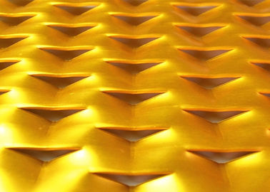 Maillage triangulaire à trou en aluminium pour absorption du son